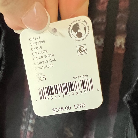 Free People Dolly Duster Velvet Ruffle Cardigan NWT - Picture 4 of 7